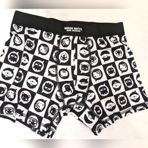 Hello Kitty Black and White Boxer Briefs